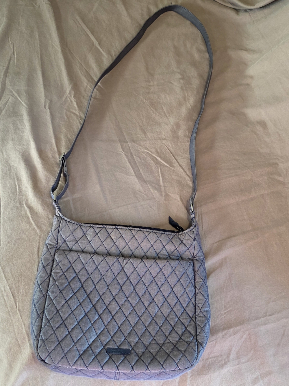 Vera Bradley Quilted Crossbody Shoulder Bag in Blue